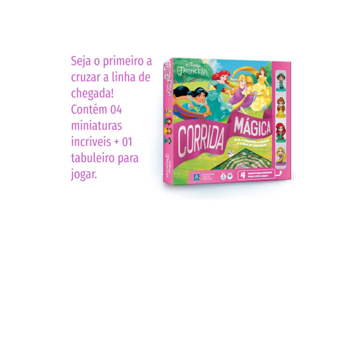 Jogo de Tabuleiro - Princesas Disney - Corrida Mágica - Copag - Ri Happy