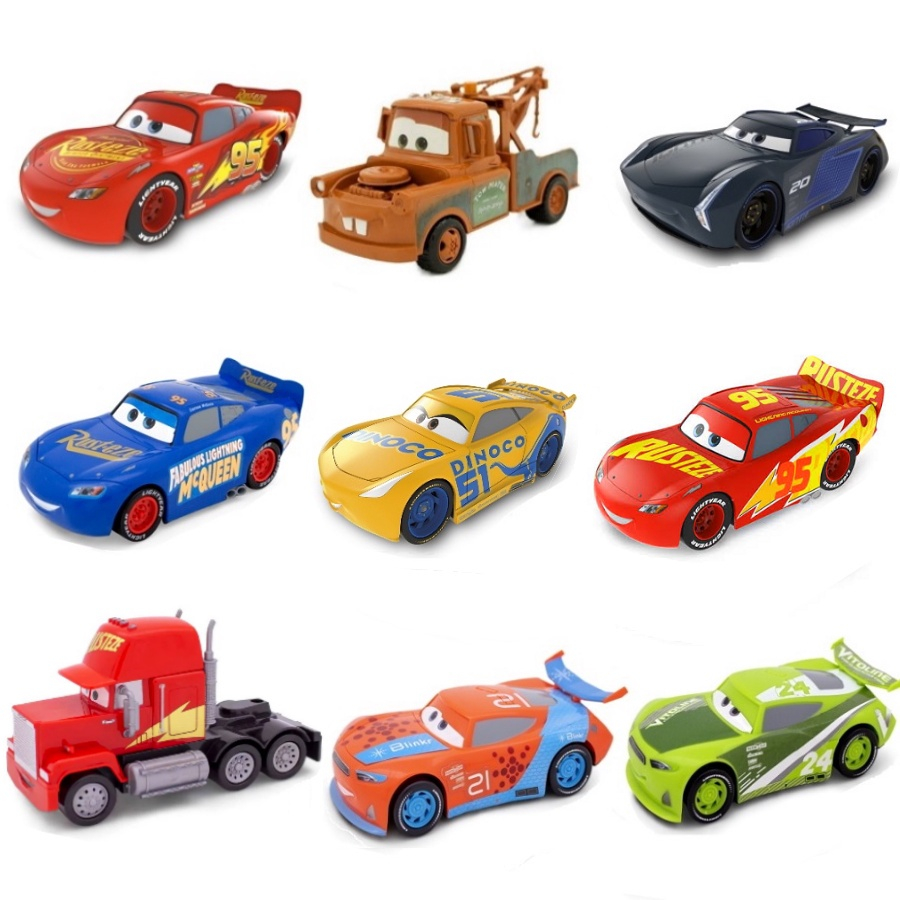 Carro de Controle Remoto Grande - Disney Cars Relampago McQueen