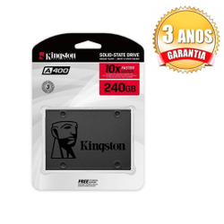 Ssd Kingston A400 240GB sata Leitura 500MB/s Gravação 350MB/s SA400S37/240G é boa?