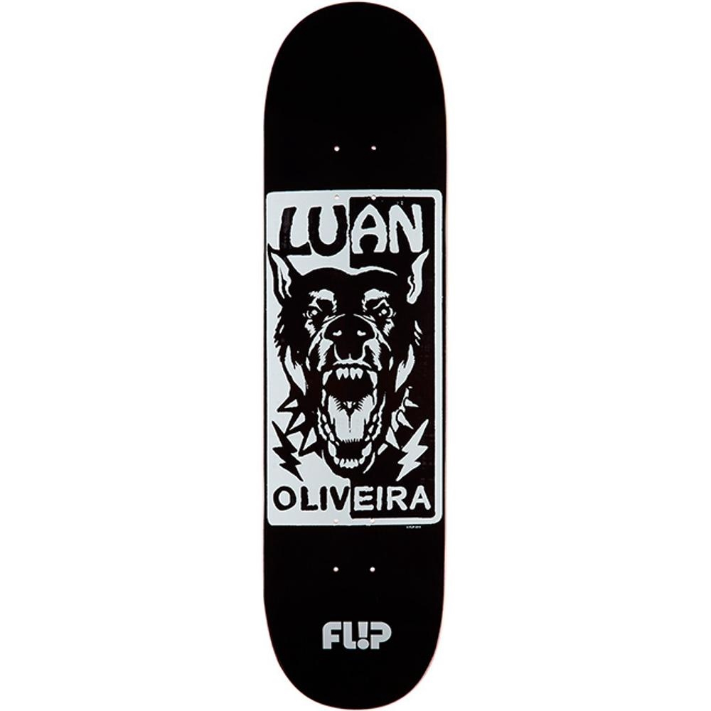 Shape Skate Flip Skateboards 8.13 Luan Oliveira Vintage Pro Preto em Promocao na Americanas