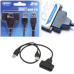 Adaptador Sata Usb para Hd 2.5 e 3.5 e Ssd Hd Externo Cabo de 45cm Usb 2.0 é boa?