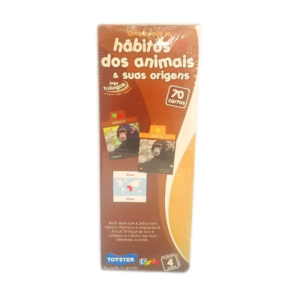 Bingo dos Animais - Toyster - Diversão para brincar!