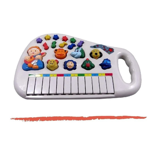 Piano de Brinquedo Infantil Animais da Fazenda Teclado Bebê na