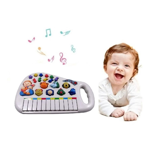 Piano Musical Infantil Sons de Animais Sitio Fazendinha - Classico