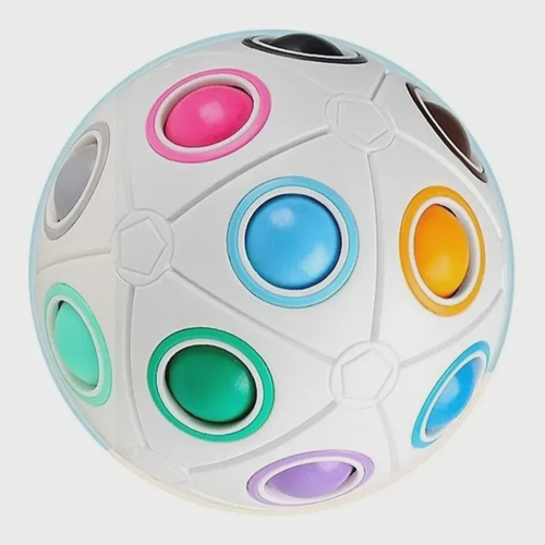 Cubo Magico Bola Puzzle Rainbow Ball Moyu 20 Cores Lindo Produto No Brasil!  em Promoção na Americanas