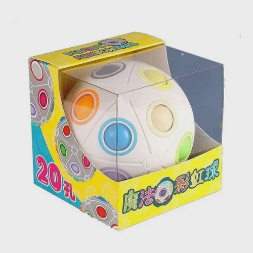 Cubo Magico Bola Puzzle Rainbow Ball Moyu 20 Cores Lindo Produto No Brasil!  em Promoção na Americanas