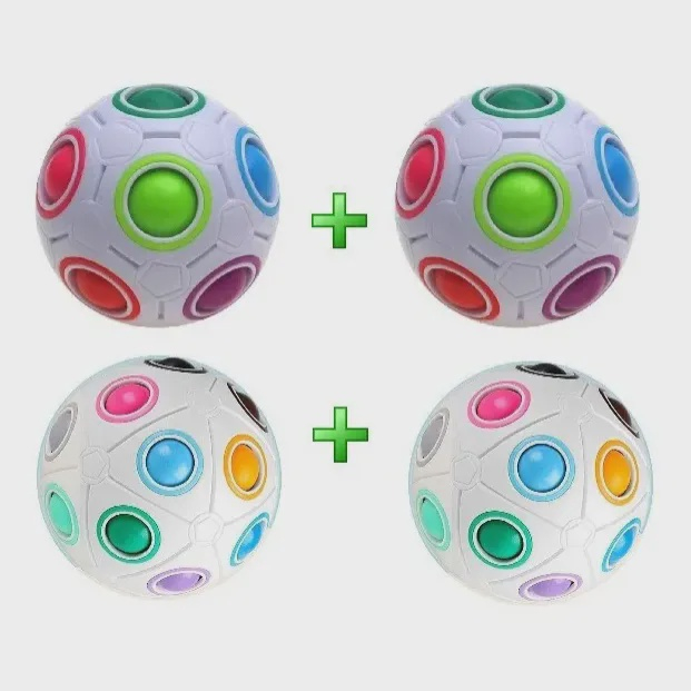 Cubo Magico Bola Puzzle Rainbow Ball Moyu 20 Cores Lindo Produto No Brasil!  em Promoção na Americanas