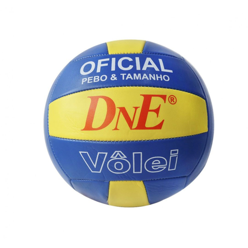 1 Peça Bola De Vôlei Azul E Amarela De Pu, Tamanho 5, Bola De