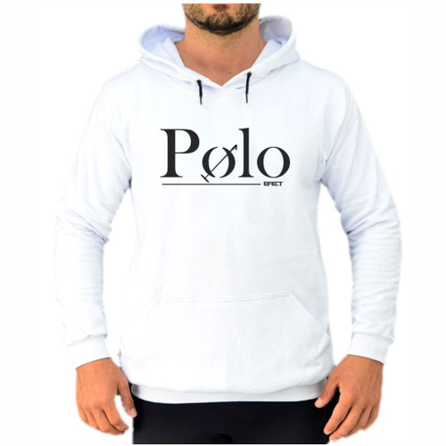 polo zip moletom com capuz men's