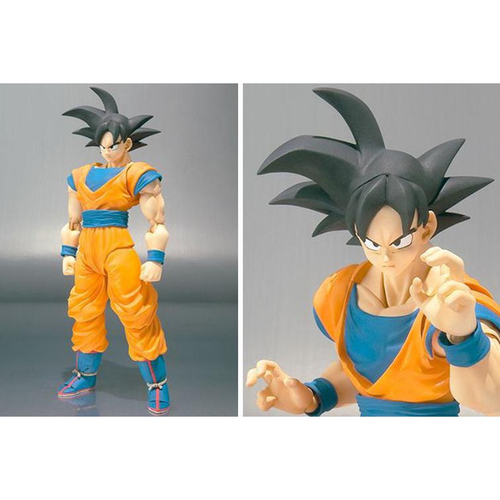 S. H. Figuarts Son Goku ( Gokou ) Dragon Ball Z : Bandai Action Figure ( bonecos DBZ articulados) - Arte em Miniaturas