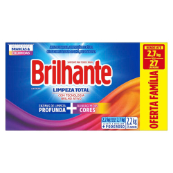 Lava-Roupas em Pó Brilhante Roupas Brancas e Coloridas Limpeza Total 2,2kg é ruim? Lava-Roupas em Pó Brilhante Roupas Brancas e Coloridas Limpeza Total 2,2kg é boa?