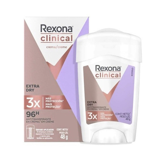 Desodorante Stick Antitranspirante Rexona Clinical 58 gr Extra Dry