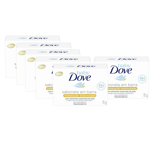 Dove Baby Hidratação Balanceada - Sabonete em Barra 75g