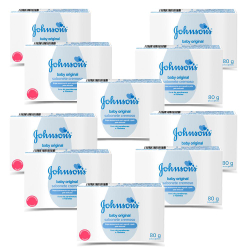 Kit 10 Sabonetes Barra Johnson's Regular 80g Menor preço em Kit 10 Sabonetes Barra Johnson's Regular 80g