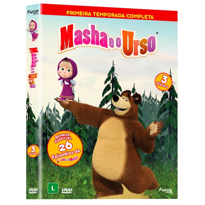 Filme Coleção Masha e Urso 7 Em 1 Infantil