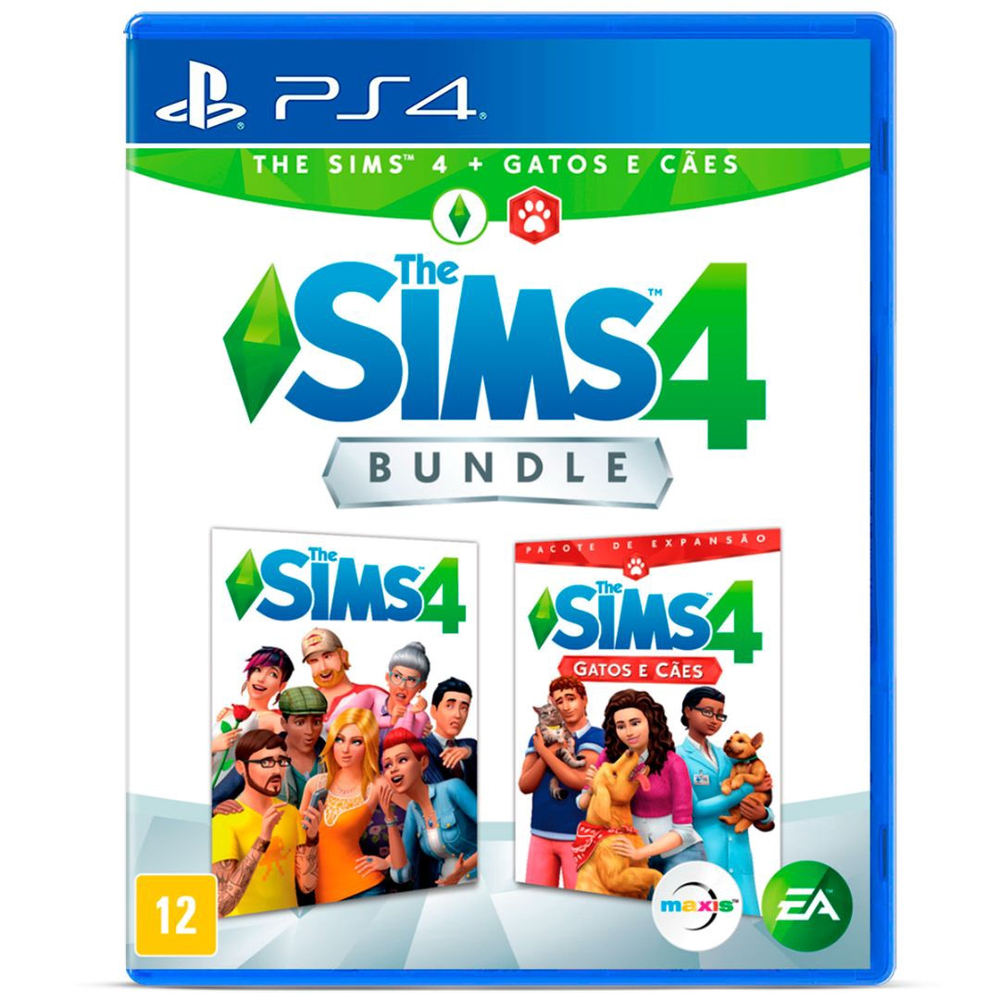 Jogo PS4 The Sims 4 Cães e Gatos