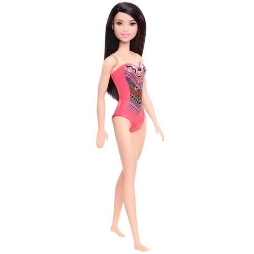 Boneca Barbie - Moda Praia - Maiô Florido - Mattel