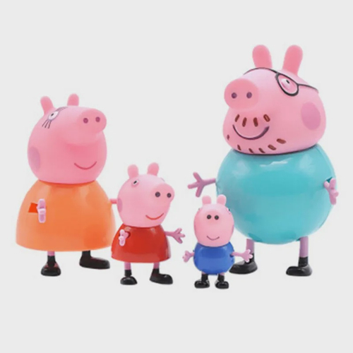 Kit Brinquedos infantil 4 Bonecos Familia Peppa Pig, George Pig, Papai Pig,  Mamãe Pig em Promoção na Americanas