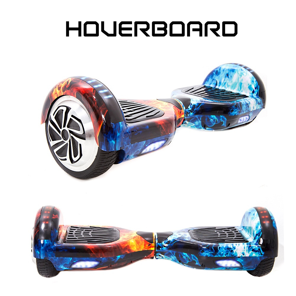 Skate Elétrico Hoverboard Original 6,5 Led Alça Fogo Água 27066