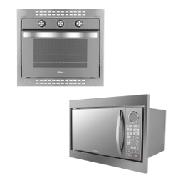 Forno Elétrico de Embutir Philco 46L 110v + Microondas Philco PME31BM 30L Embutir 110v Menor preço em Forno Elétrico de Embutir Philco 46L 110v + Microondas Philco PME31BM 30L Embutir 110v