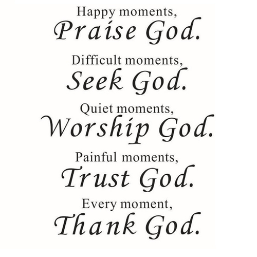 Muro Bªblia Adesivos Home Decor Praise Procure Worship Confiana Thank God Quotes Nas Americanas