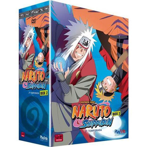 Box Dvd - Naruto Shippuden - 1ª Temporada - Volume 2 - 5 Discos - Original  Novo Lacrado