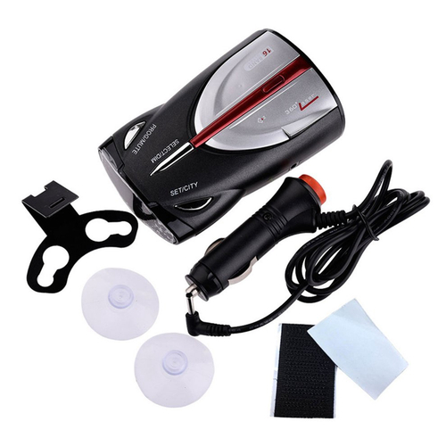 12V 16-Band Cobra Xrs 9880 Laser Anti Radar Detector Carro 360 Graus ...