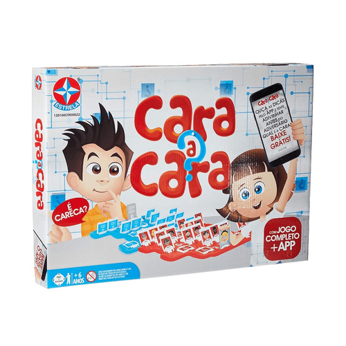 Jogo Infantil Cara A Cara Estrela Com Aplicativo De Celular