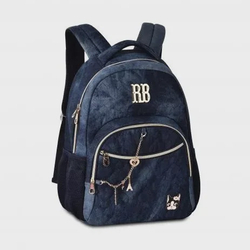 Menor preço em Mochila Juvenil Escolar rebecca bonbon Jeans