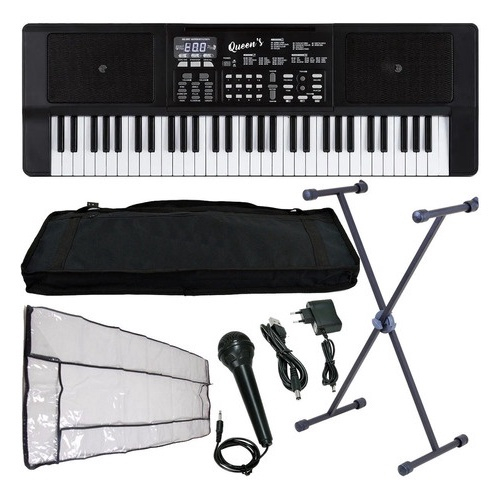 Kit Teclado Musical Yamaha Psr Series Estudante 61 Teclas