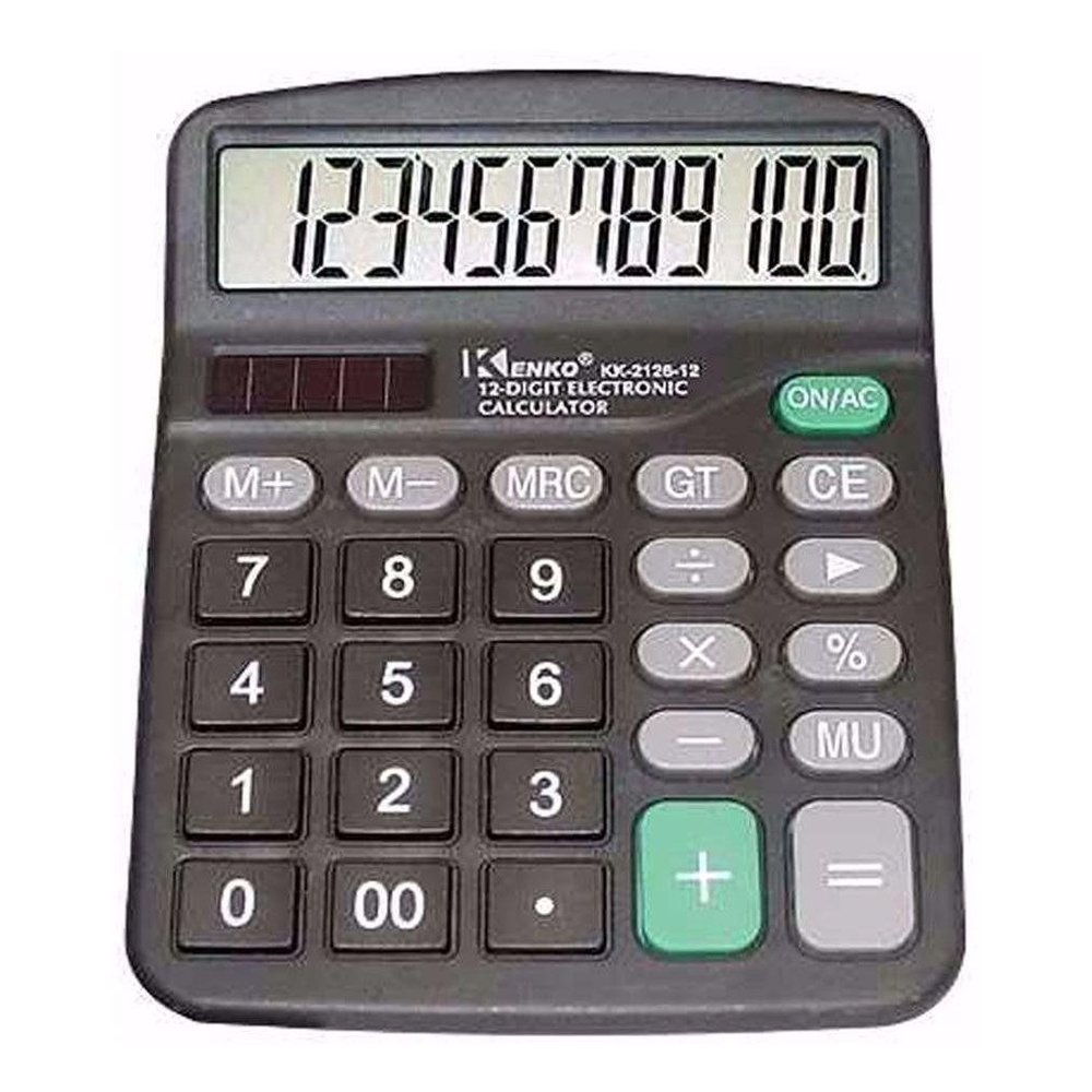 Calculadora De Mesa Kenko 12 Dígitos Kk-837B Em Promoção | Ofertas Na ...