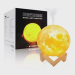 Abajur Lua Cheia 3D Difusor Umidificador Ar Luminária