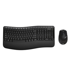 Kit Teclado multimidia e Mouse Microsoft wireless Comfort 5050 Preto PP4-00005 Menor preço em Kit Teclado multimidia e Mouse Microsoft wireless Comfort 5050 Preto PP4-00005