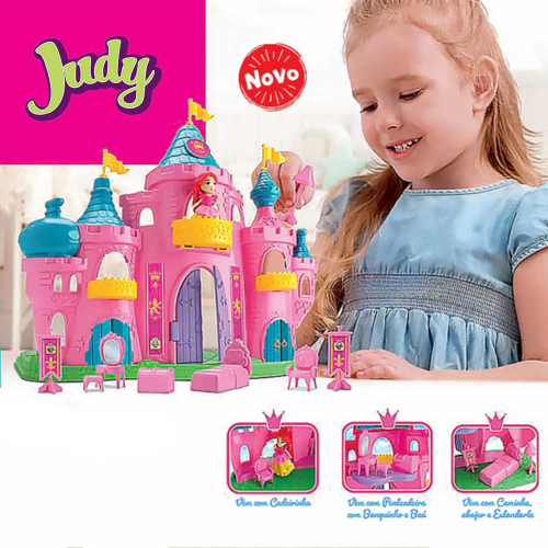 Castelo Princesa - Judy Castelo das Fadas - Samba Toys