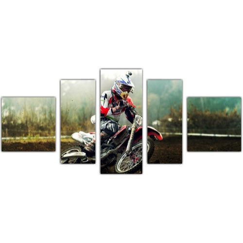 Jogo de quadros mosaico motocross Ktm em Promoção na Americanas