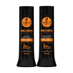 Kit Haskell Encorpa Cabelo Shampoo E Condicionador 300Ml Menor preço em Kit Haskell Encorpa Cabelo Shampoo E Condicionador 300Ml