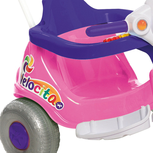 Carrinho Passeio Motoca Infantil Calesita Velocita Lilas no Shoptime