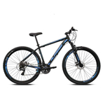 Bicicleta Aro 29 Alfameq ATX 27v Hidráulico K7 e Trava Preto com