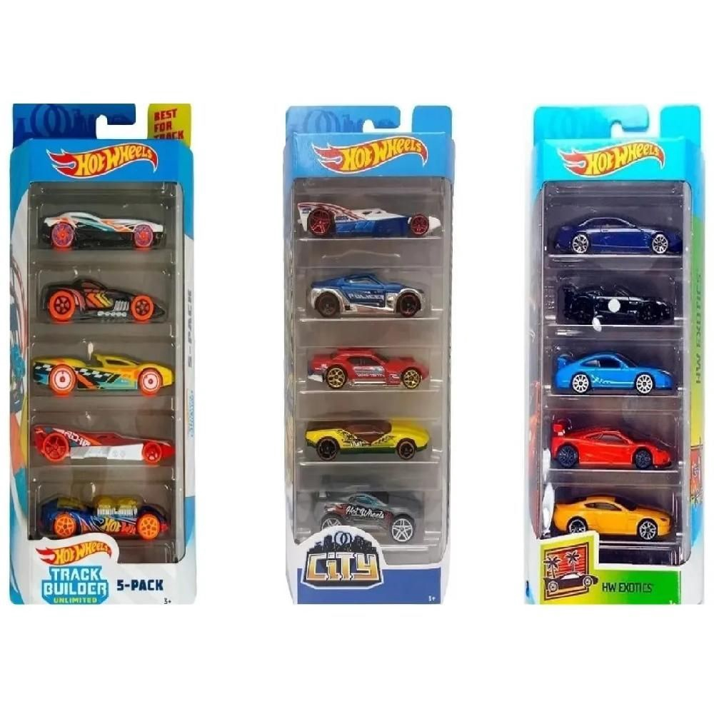 Carrinhos Hot Wheels Com 5 Unidades (Sortido) - Mattel em Promoção na  Americanas