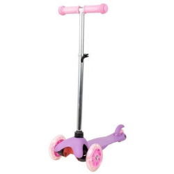 Patinete Infantil de 3 Rodas com Led na Roda Rosa bbr Toys Menor preço em Patinete Infantil de 3 Rodas com Led na Roda Rosa bbr Toys