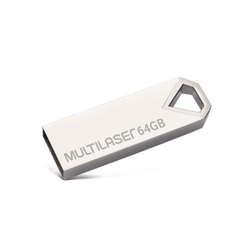 Pen drive multilaser diamond 64GB USB 2.0 metálico - PD852 Menor preço em Pen drive multilaser diamond 64GB USB 2.0 metálico - PD852