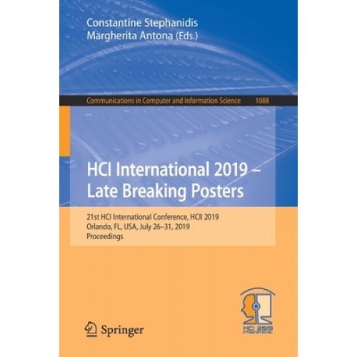 Livro hci International 2019 Late Breaking Posters 21st hci