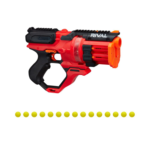 Lancador de Dardos Nerf Rival Rounhouse 1500 Hasbro E6638 na Americanas Empresas