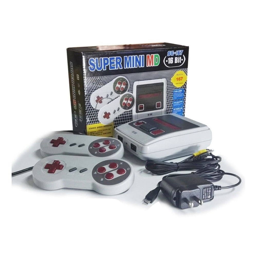 Super Nintendo Console De Vídeo Game, Para Sega Vídeo Game 4k Hd-out, 1600  Jogos Retrô, Mini Controle Com Fio, Emulador All-in-one, Presente -  Consoles De Vídeo Game - AliExpress