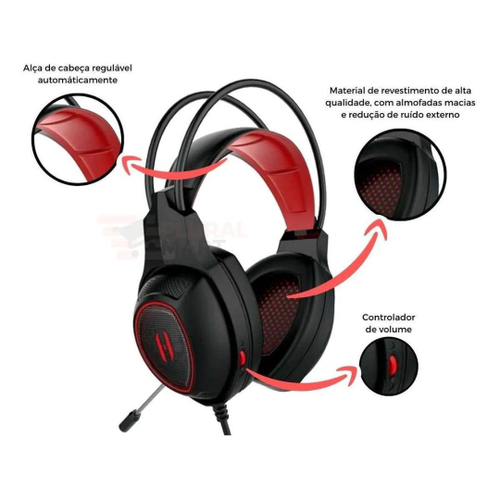 Fone De Ouvido Headset Gamer Lehmox Gt F4 P2 Pc Ps4 Xbox One Em