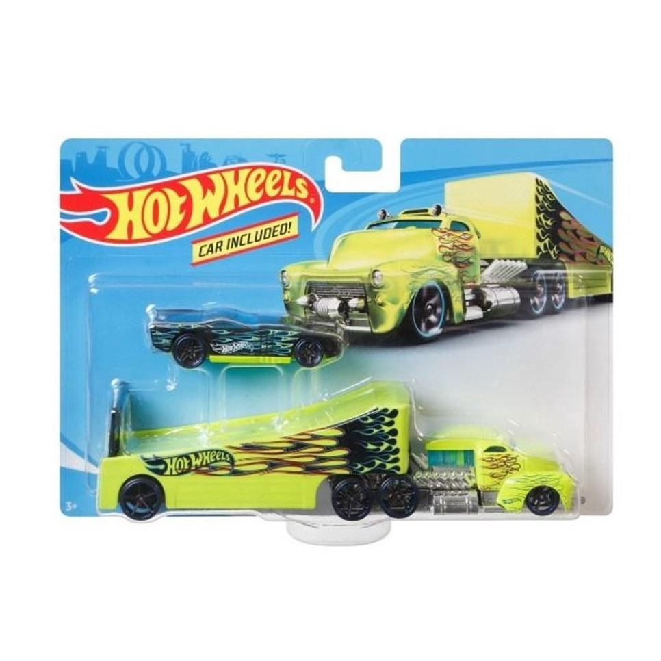 Carreta + Carro Hot Wheels Super Rigs - Escolha O Modelo