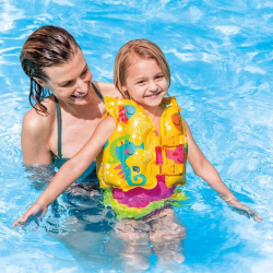 Boia Colete de Piscina Ajustável Infantil Inflável Criança Intex Menor preço em Boia Colete de Piscina Ajustável Infantil Inflável Criança Intex