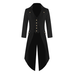 Traje Masculino Medieval? Renascença Cosplay Casaco Uniforme Longo Smoking Menor preço em Traje Masculino Medieval? Renascença Cosplay Casaco Uniforme Longo Smoking