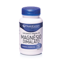 Magnésio Dimalato - Nutrigenes - Ref.: 126 - 90 cápsulas de 600 mg Menor preço em Magnésio Dimalato - Nutrigenes - Ref.: 126 - 90 cápsulas de 600 mg