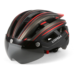 Lixada Mountain Bike Capacete com Luz Traseira Destacável Viseira Magnética uv Protetora para Homens Mulheres é boa?